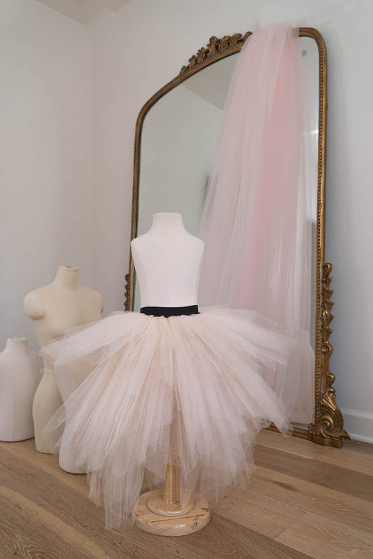 white tulle skirt