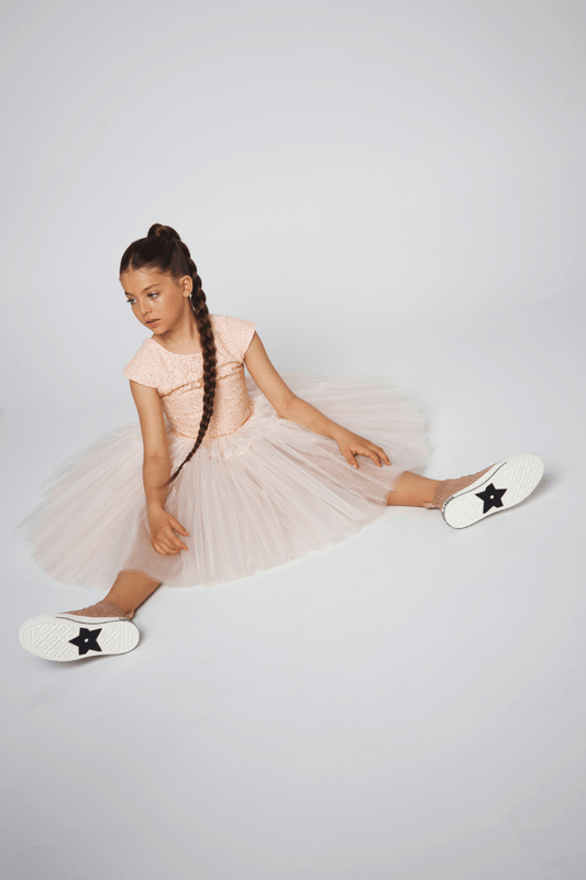 Elegant Ruffle Lace Dress for Flower Girls