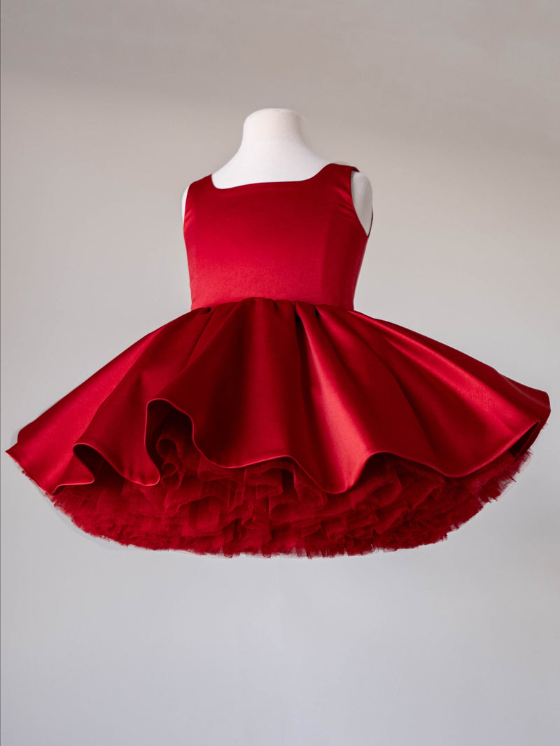 Elyse dress in red