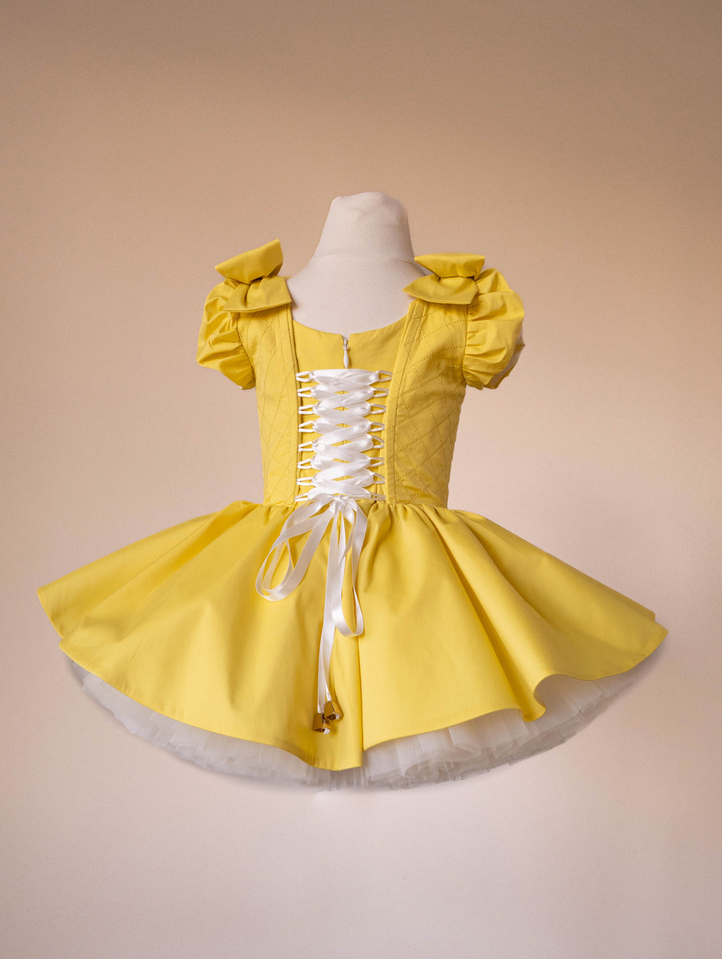 Yellow cotton dress