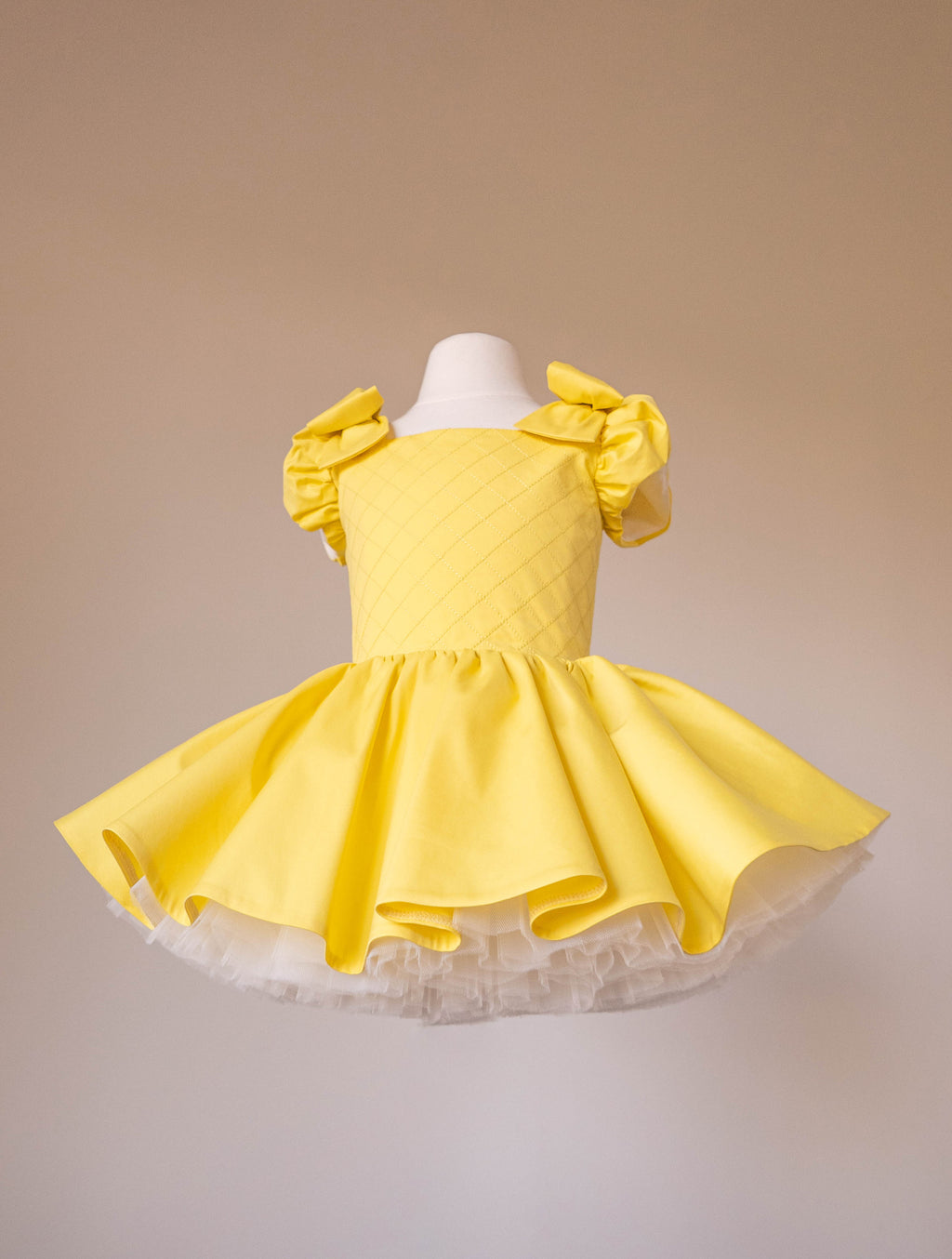 Doll dress in Yellow