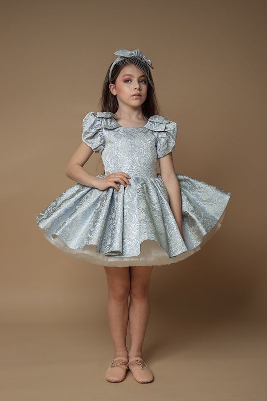 Doll dress in blue