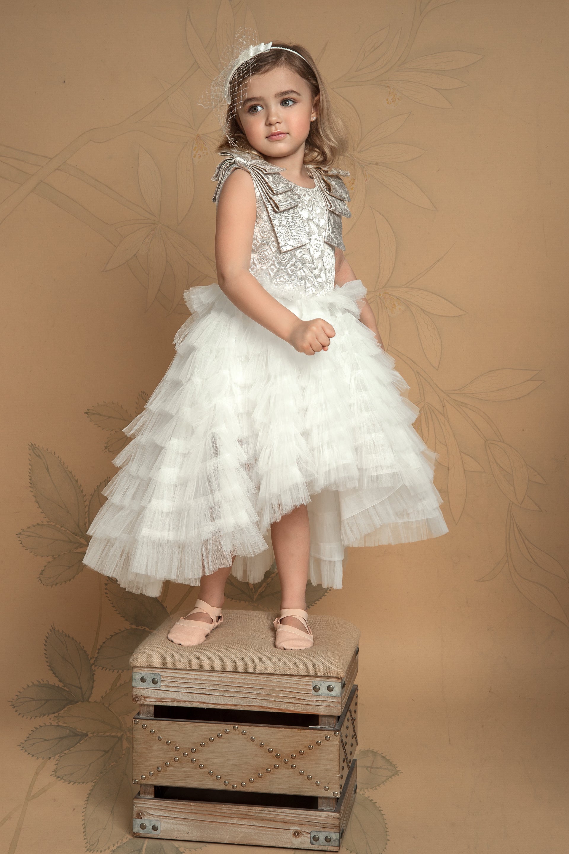 Ruffled Tulle Dress