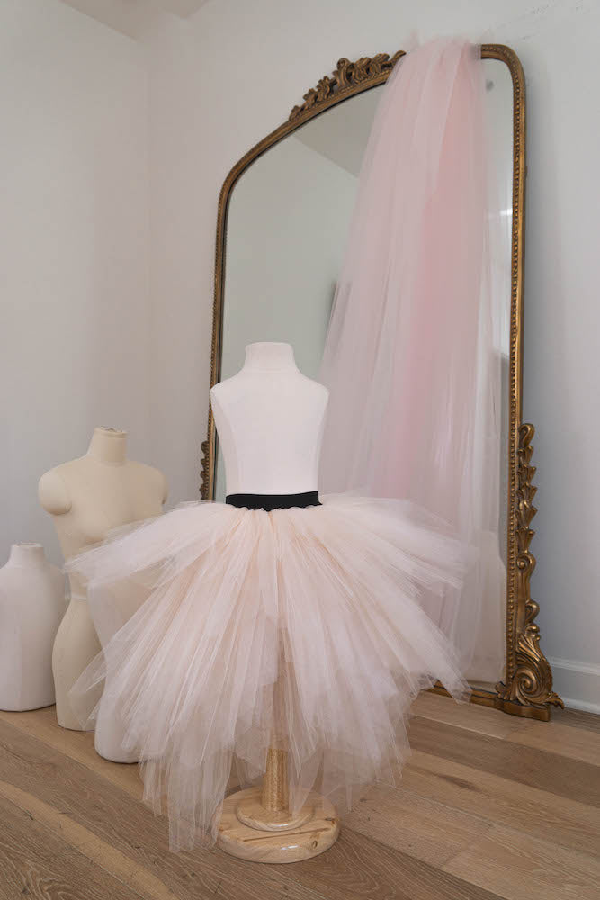 The Princess in powder pink - Flowers and Ruffles