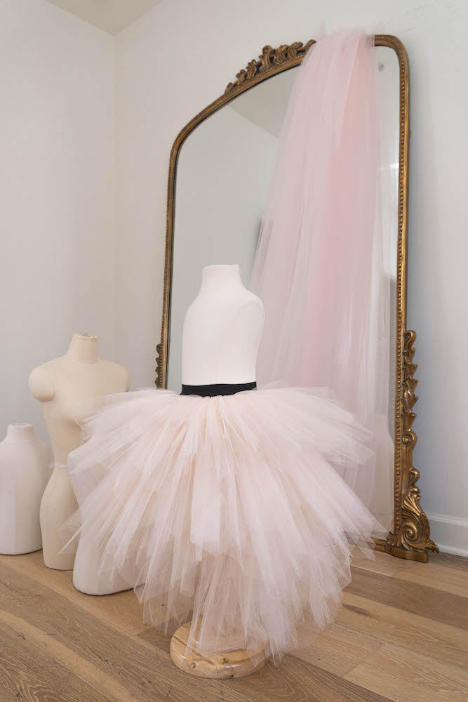 The Princess in powder pink - Flowers and Ruffles