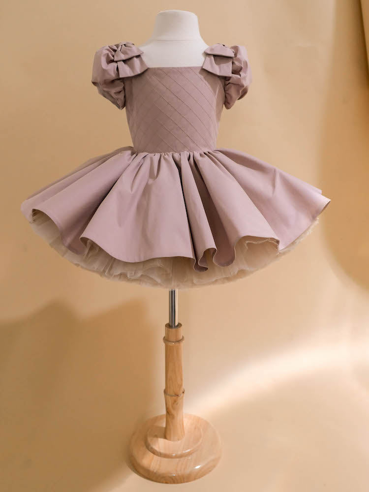 Doll dress in Garden Rose - Flowers and Ruffles