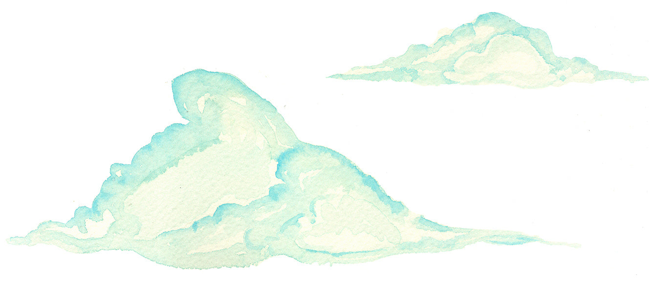 Cloud Set Wall Decals by Cling